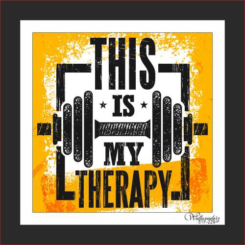 This is my therapy