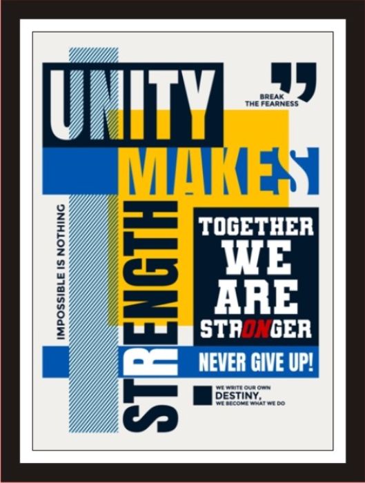 Unity Makes Strength ...