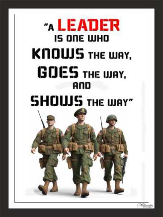 Leader Is The One Who Knows The Way, Goes The Way���