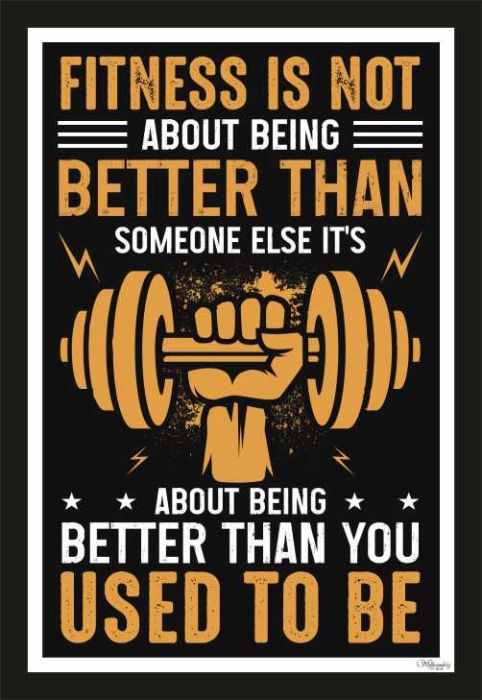 Fitness Is Not About Being Better Than Some One Else Its��� (1)