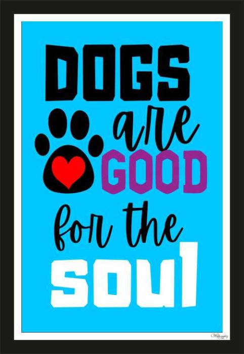 Dogs are good for the soul